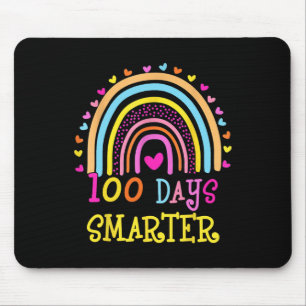 Lärardagen 100 dagar Smartare regnbåge Musmatta