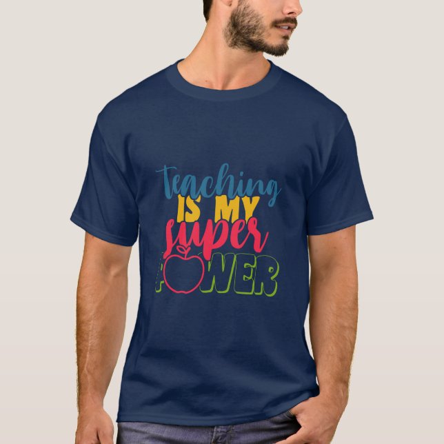 Lärardagen är min Toppen T Shirt (Framsida)