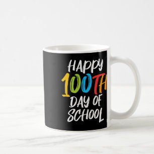 Lärardagen Boys Girls Kids Lycklig 100 Da Kaffemugg