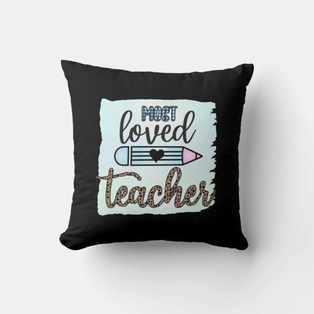 Lärardagen, den mest älskade läraren kudde (Framsida)