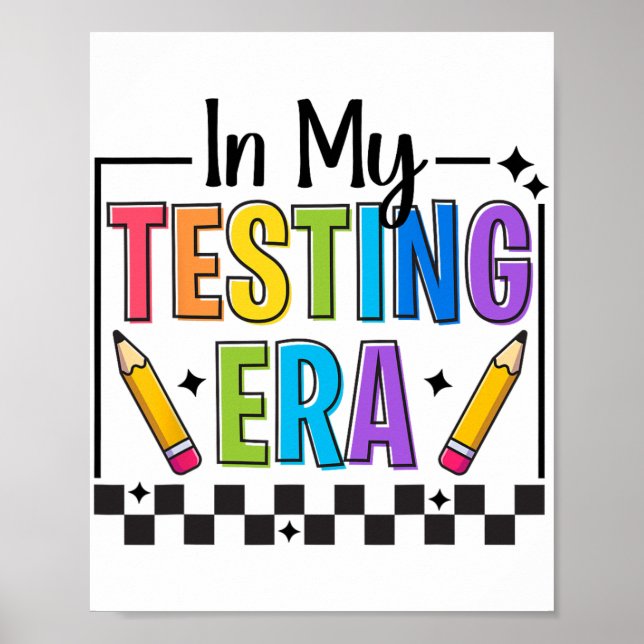 Lärardagen för testning av era-testdagen poster (Framsidan)