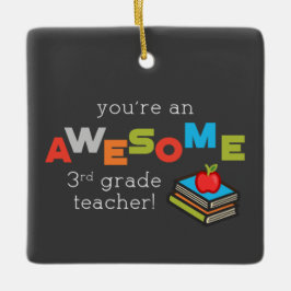 Lärardagen i tredje Klass, Fantastisk Julgransprydnad Keramik