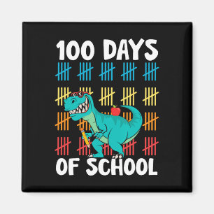 Lärardagen Kids Boys Dino Lycklig 100 Da Magnet