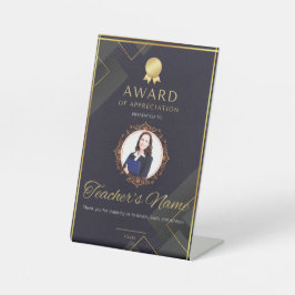 Lärardagen Speciellt pedestal-tecken