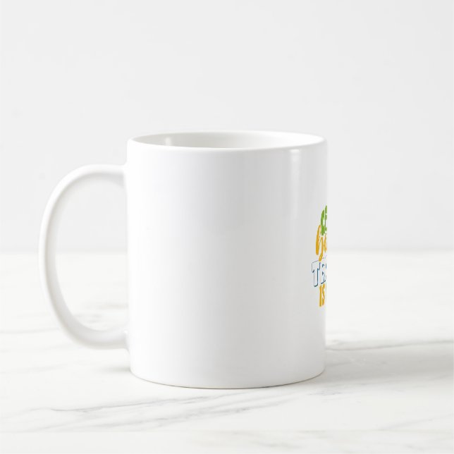 Lärardagskaffe eftersom det är svårt att undervisa kaffemugg (Vänster)