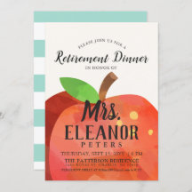 Lärardagsmat i Apple Pension | Party Inbjudan