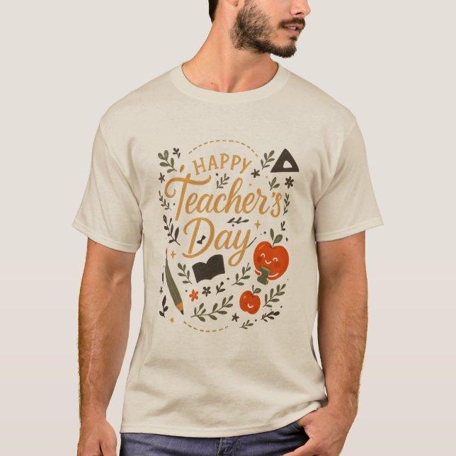Lärardagspresent: Unik och hörd T Shirt (Framsida)