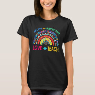 Lärardagstidning Lärare Teach Accept Understa T Shirt