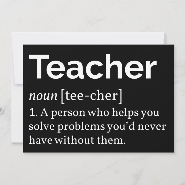 Lärardefinition Inbjudningar (Framsida)