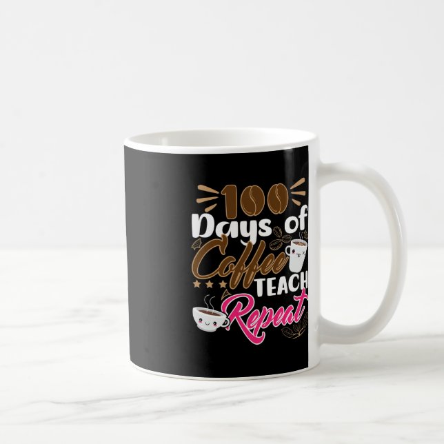 Lärare 100 dagar av repetition av kaffe kaffemugg (Höger)