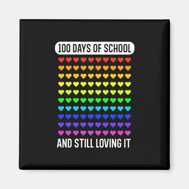 Lärare 100 dagar i skolan magnet (Framsidan)