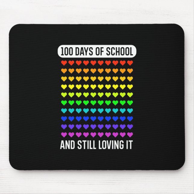 Lärare 100 dagar i skolan musmatta (Framsidan)