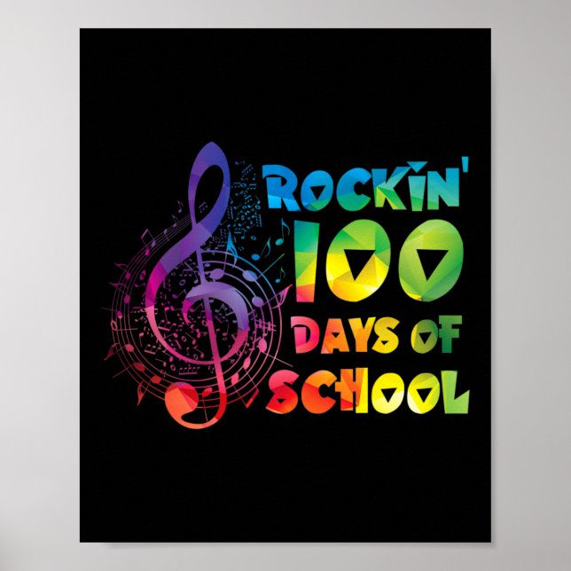 Lärare - 100 dagar med skolmusik i Nyckel Poster (Framsidan)