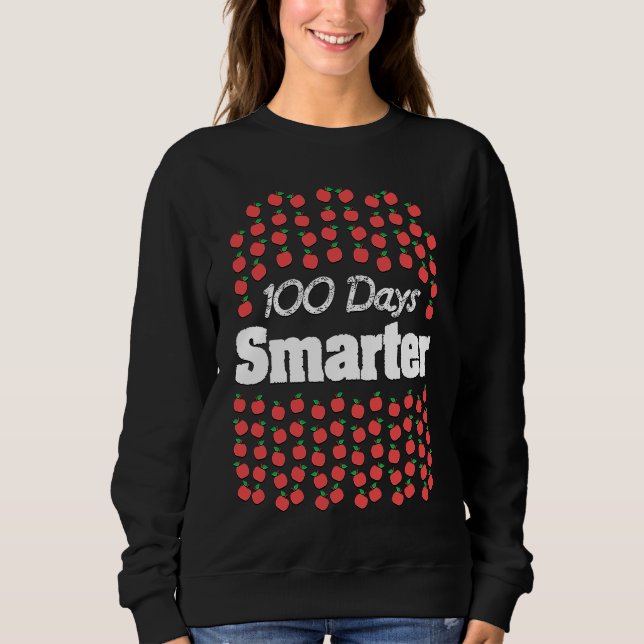 Lärare 100 dagar Smarter för barn Lärare T Shirt (Framsida)