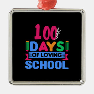 Lärare 100 dagars Loving School Julgransprydnad Metall
