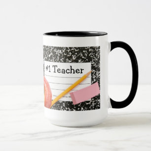 Lärare #1 skolar tillförselmuggen mugg