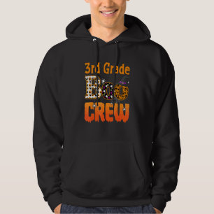 Lärare 3:e klass elev halloween tredje klass hallo hoodie