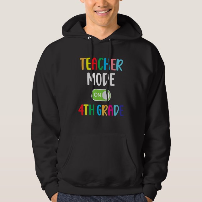 Lärare 4:e klass mode På Fjärde klassens trupp til Hoodie (Framsida)