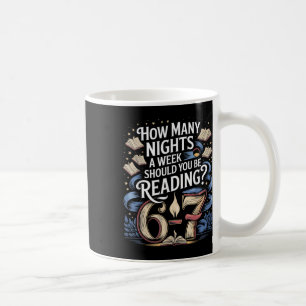 Lärare 67 Roligt engelskt meme Hur många natt Kaffemugg