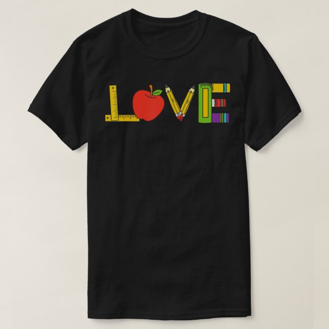 Lärare a Life School Klass Work Funny Graphic T Shirt (Design framsida)