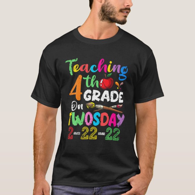 Lärare Aka Math underundervisning i 4:e Klass den  T Shirt (Framsida)