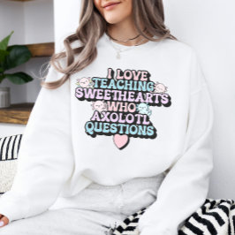 Lärare Alla hjärtans dag Axolotl Sweethearts T Shirt