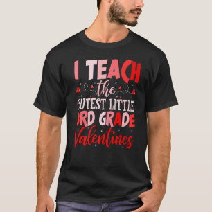 Lärare Alla hjärtans dag I Teach 3:e Gra T Shirt