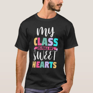 Lärare Alla hjärtans dag min klass är Fullt av Swe T Shirt