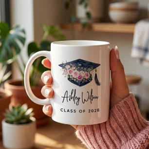 Lärare Anpassad blomsterläkare jurist examen Kaffemugg