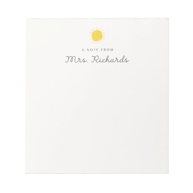 lärare anteckningsblock (Framsida)