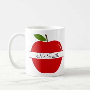 Lärare Apple Mugg - Classic Red Apple
