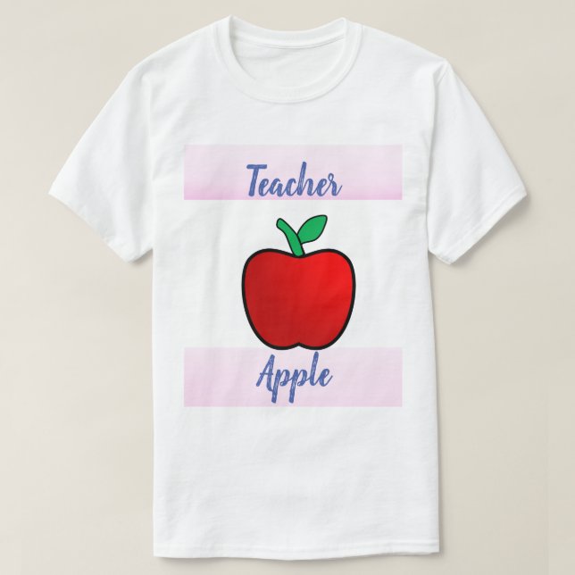 Lärare Apple T-Shirt (Design framsida)