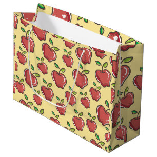 Lärare Apple Träd Mönster Preschool Art Lärare