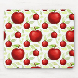 Lärare Apple Träd Mönster Preschool Art Lärare Musmatta