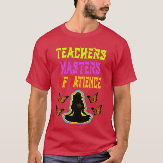 Lärare är mästare på tålamod pojke t shirt