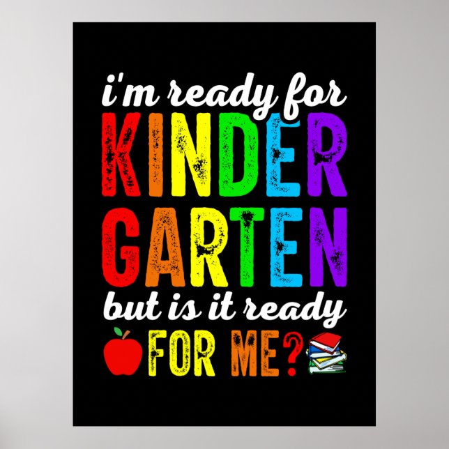 Lärare är Redo för Kindergarten Poster (Framsidan)