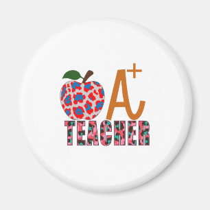 Lärare Art Apple A Plus Lärare Magnet