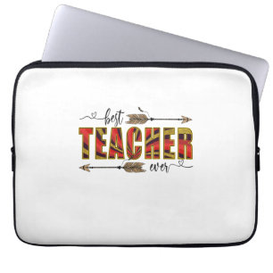 Lärare Art Best Teacher Evers Laptop Fodral