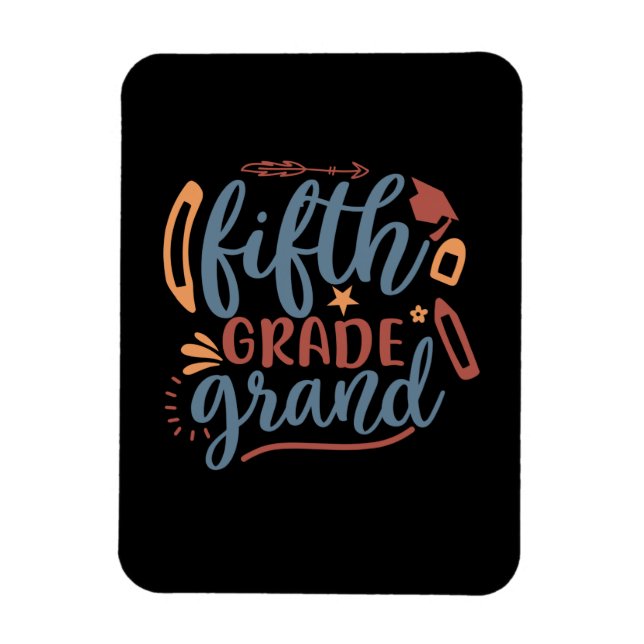 Lärare Art Femte Klass Grand Magnet (Vertikal)