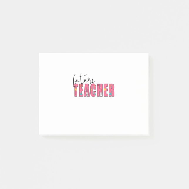 Lärare Art Future Teacher Post-it Block (Framsida)