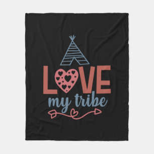 Lärare Art Kärlek My Tribe Fleecefilt