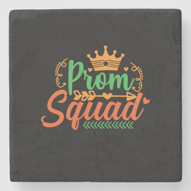 Lärare Art Prom Squad Stenunderlägg (Framsidan)