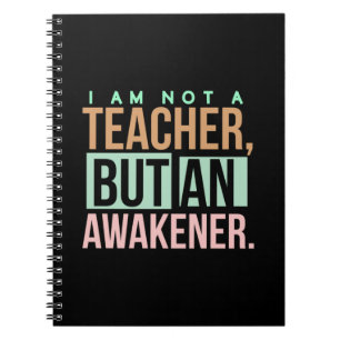 Lärare Art Teacher An Awakener Anteckningsbok