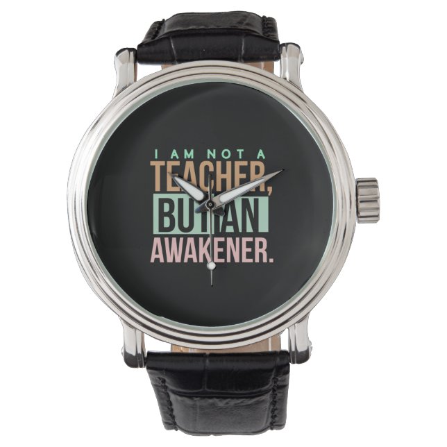 Lärare Art Teacher An Awakener Armbandsur (Framsida)
