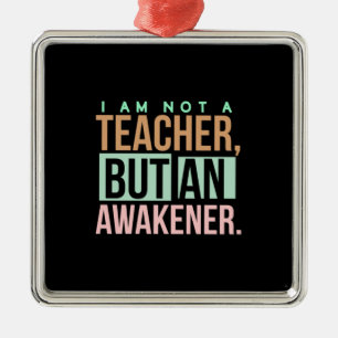 Lärare Art Teacher An Awakener Julgransprydnad Metall