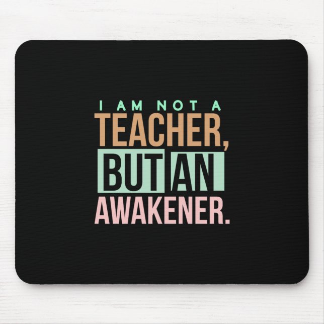 Lärare Art Teacher An Awakener Musmatta (Framsidan)