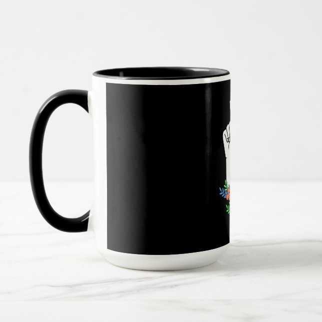 Lärare ASL Hand Sign Mugg (Vänster)