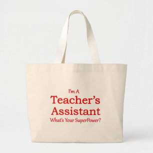 Lärare assistent jumbo tygkasse