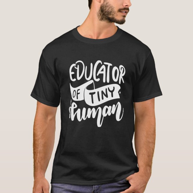 Lärare av nyfikna människor t shirt (Framsida)
