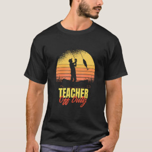 Lärare av specialfiske Retro Sunset School Teach T Shirt